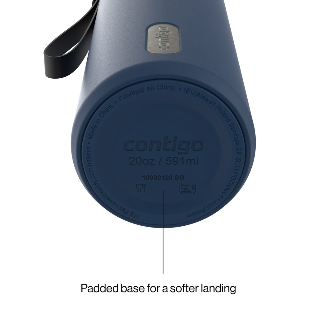 Contigo DualSip 20 oz Leakproof Insulated Water Bottle with 2-Way Lid M69F