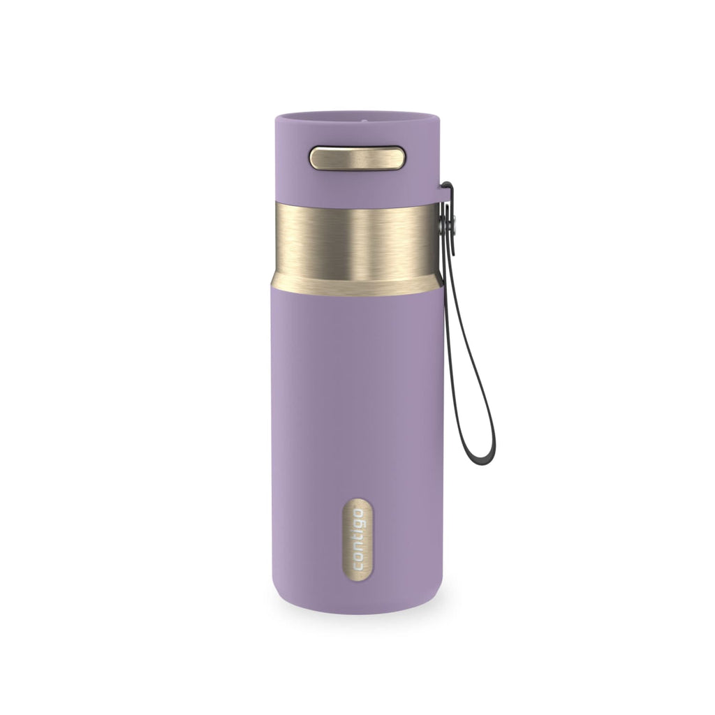 Contigo AutoSeal 16 oz Leakproof Water Bottle with Carrying Strap M23D