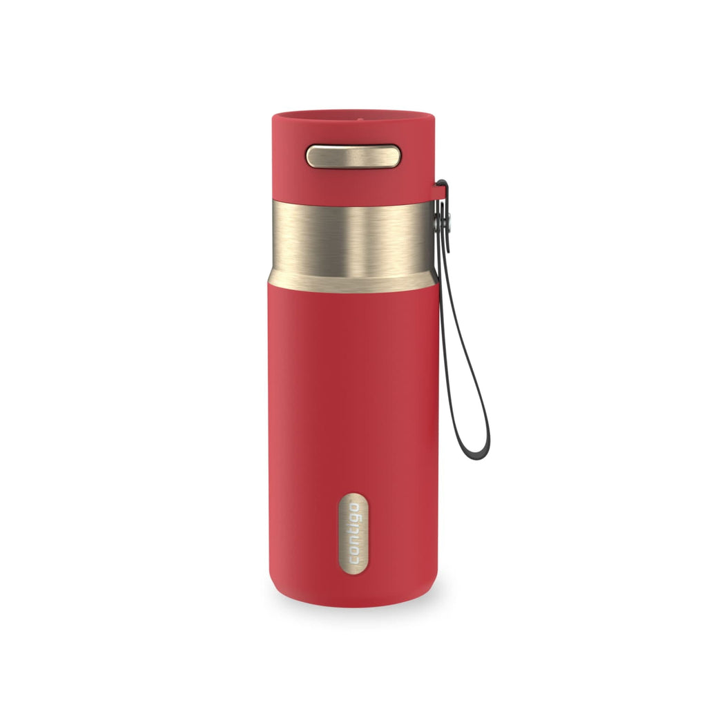 Contigo AutoSeal 16 oz Leakproof Water Bottle with Carrying Strap M23D