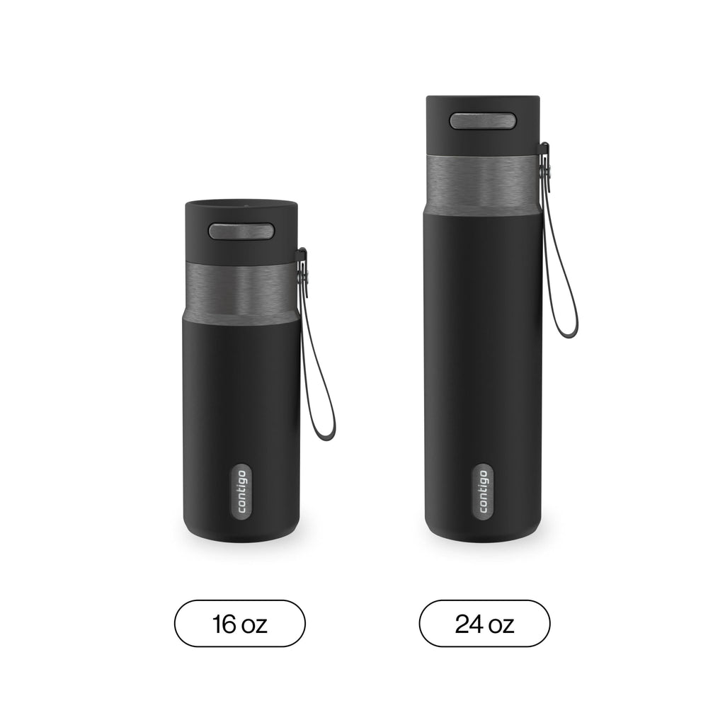Contigo AutoSeal 16 oz Leakproof Water Bottle with Carrying Strap M23D