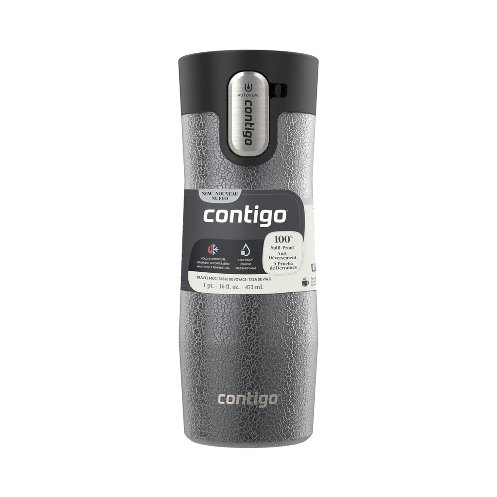 Contigo AUTOSEAL West Loop Vacuum-Insulated Stainless Steel Travel Mug with Easy-Clean Lid, 16 oz M31E