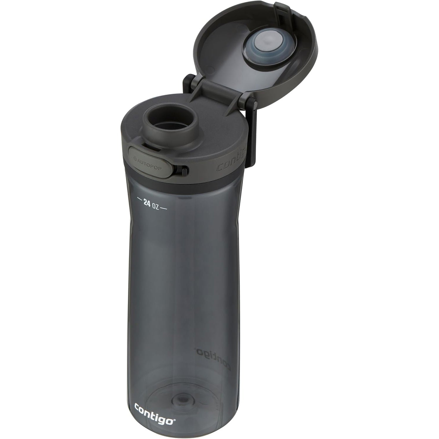 Contigo - Water Bottle with Leak-Proof and Locking Lid, BPA Free, 709ml Capacity, Black M87T