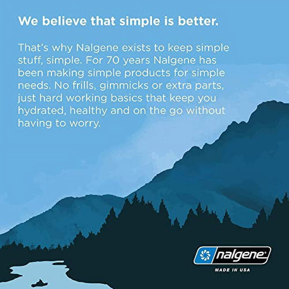 Nalgene Tritan OTF Water Bottle: 24oz, Glacial Blue M142H