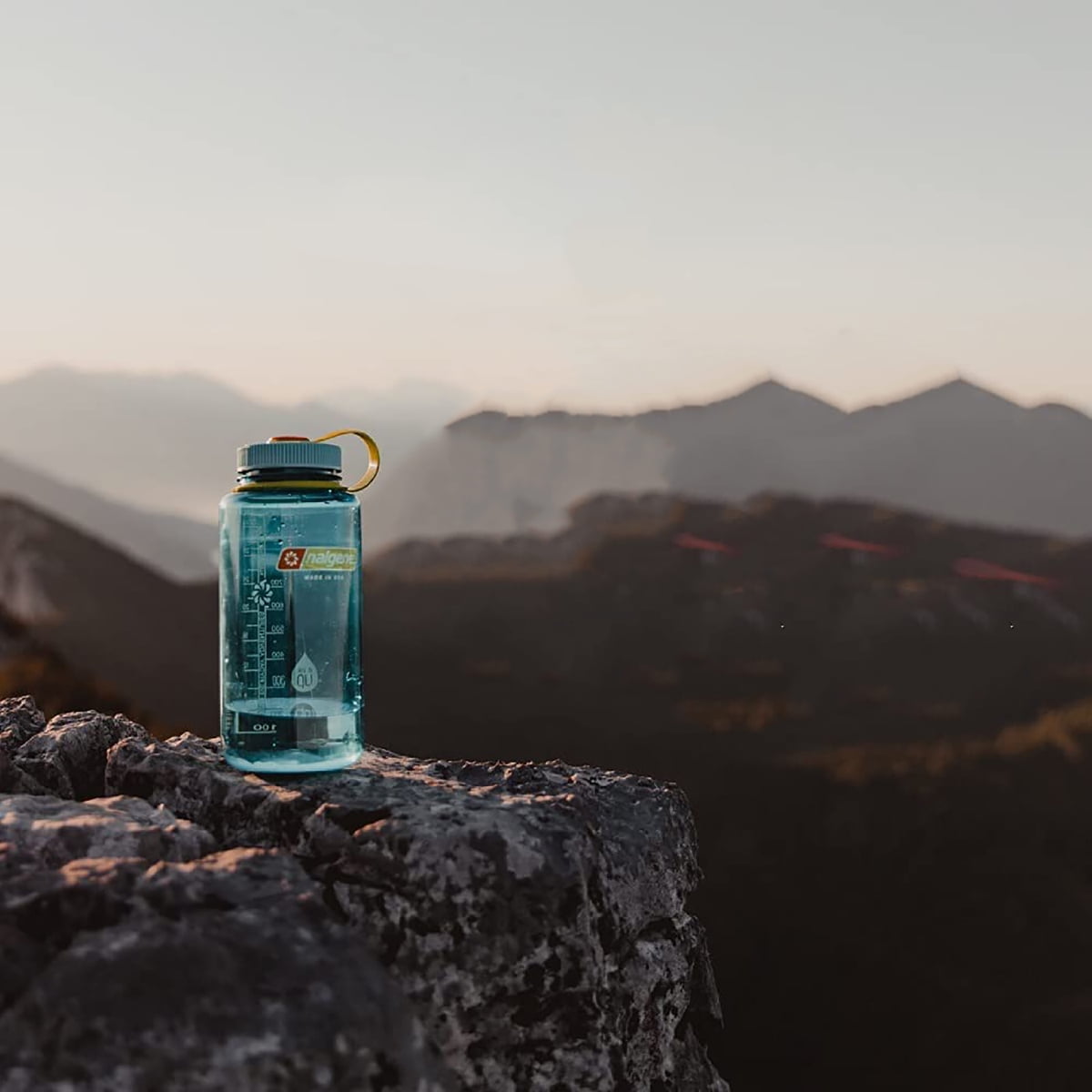 Nalgene Tritan OTF Water Bottle: 24oz, Glacial Blue M142H
