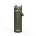 CamelBak Thrive™ Flip Straw Insulated Stainless Steel Water Bottle, 20oz, Moss M363K