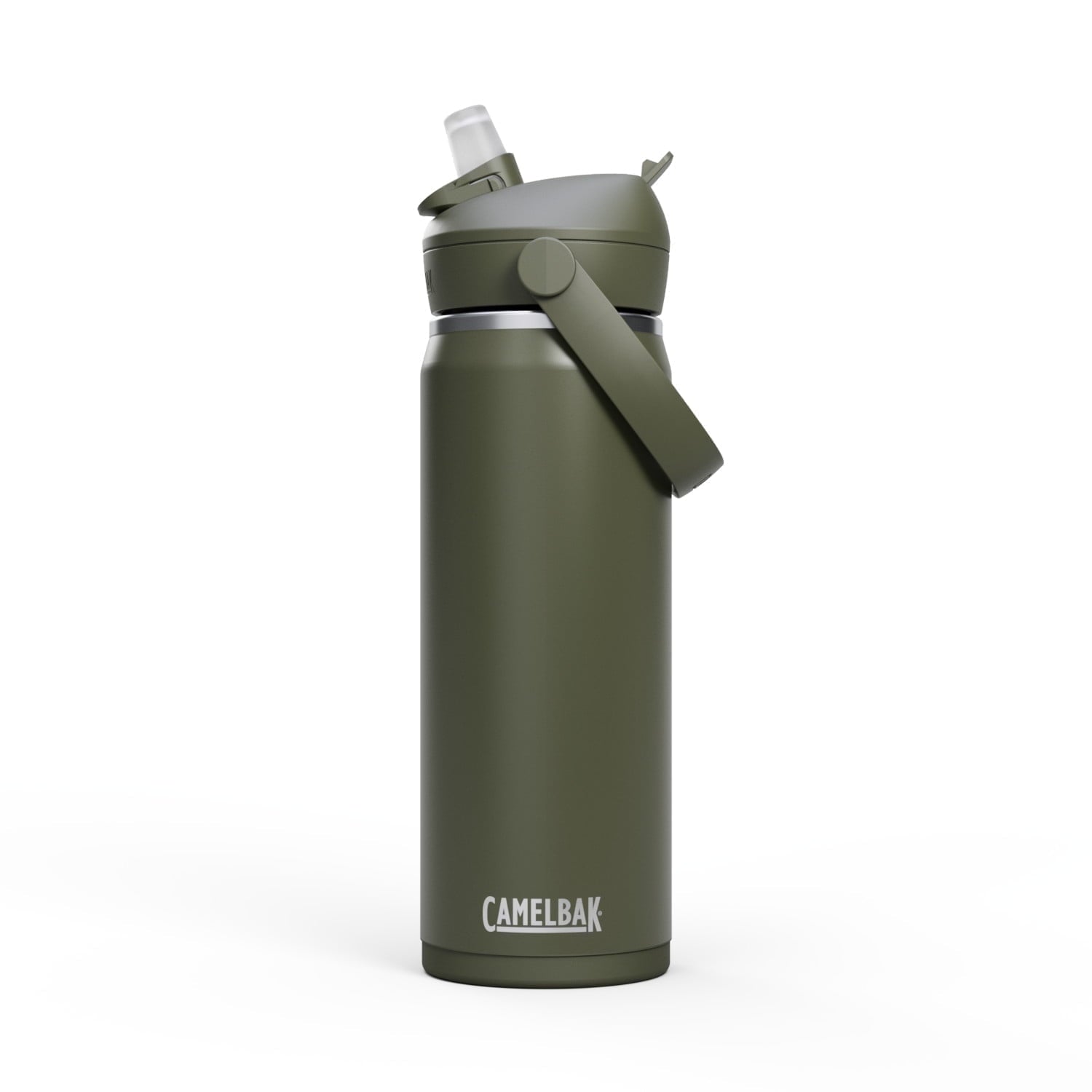 CamelBak Thrive™ Flip Straw Insulated Stainless Steel Water Bottle, 20oz, Moss M363K