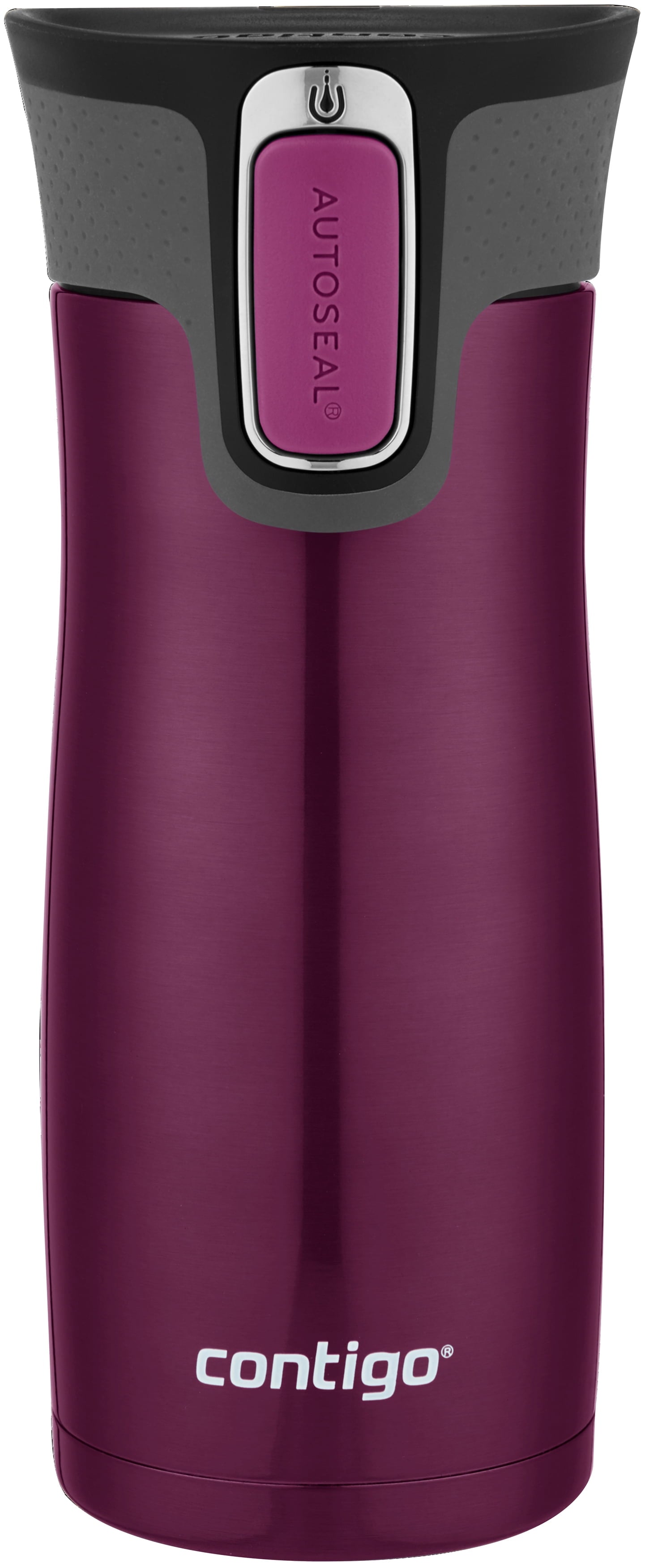 Contigo AUTOSEAL West Loop 2.0 Travel Mug, 16 oz., Stainless Steel with Black Button M98B