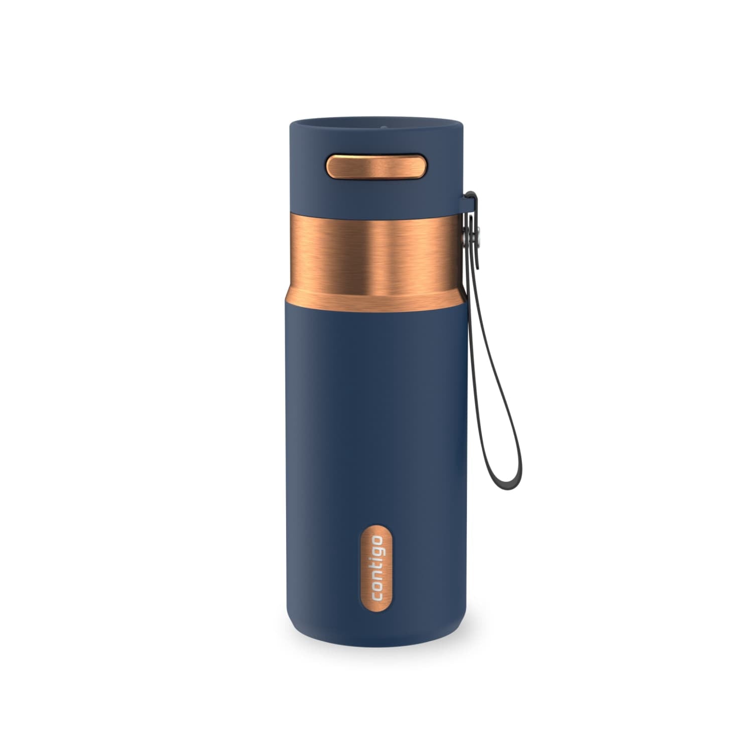 Contigo AutoSeal 16 oz Leakproof Water Bottle with Carrying Strap M23D