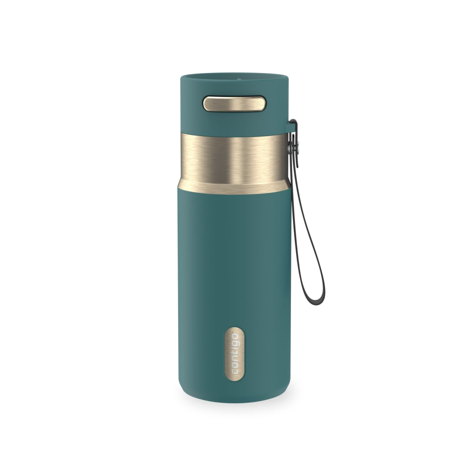 Contigo AutoSeal 16 oz Leakproof Water Bottle with Carrying Strap M23D