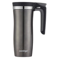 Contigo Autoseal Vacuum Insulated 16 Ounce Stainless Steel Gunmetal Travel Mug with Easy Lid M64F