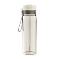 Contigo DualSip Leakproof Plastic Reusable Water Bottle with Carrying Strap, Cream/Clear, 28 oz M36N
