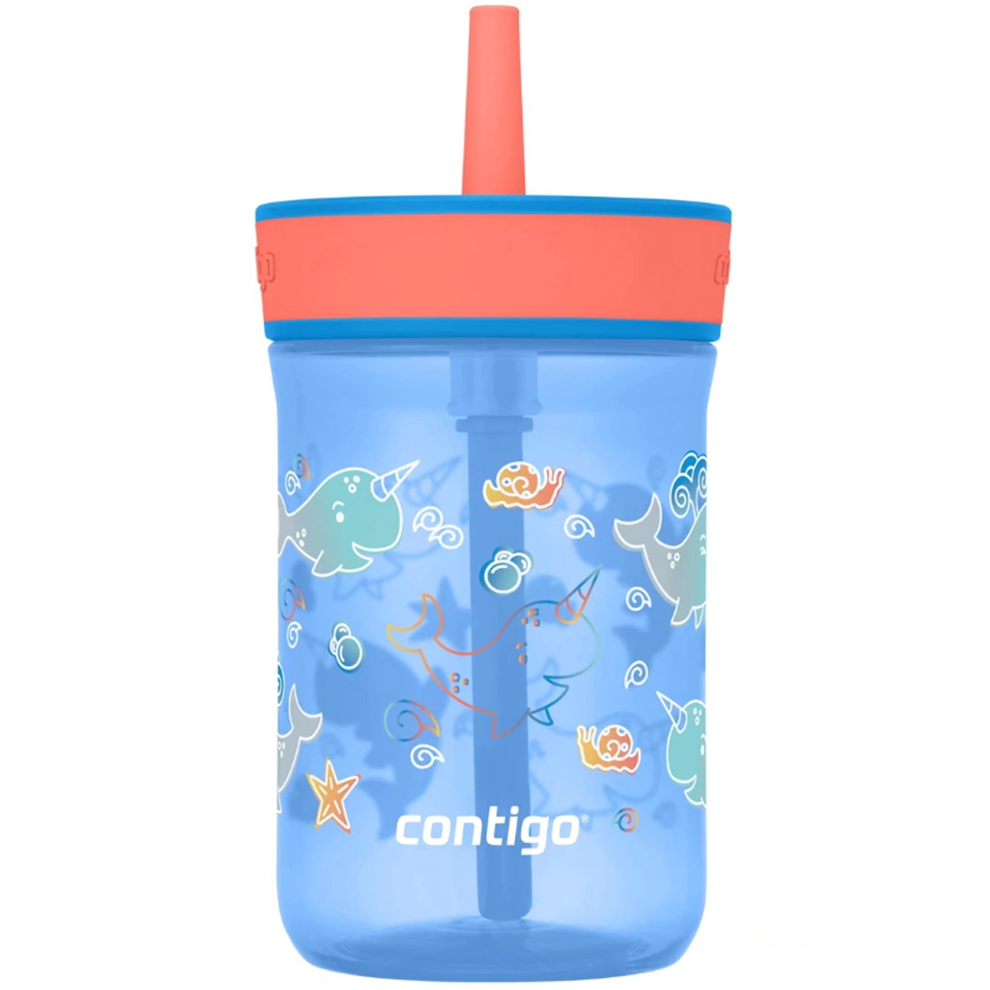 Contigo Kid's 14 oz. Leighton Tumbler with Straw - Juniper/Blue Forest M118L
