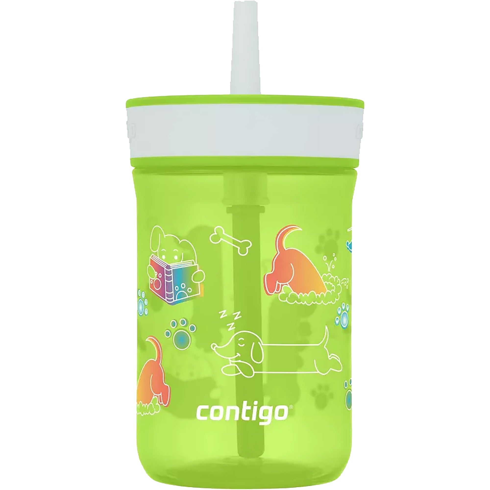 Contigo Kid's 14 oz. Leighton Tumbler with Straw - Juniper/Blue Forest M118L