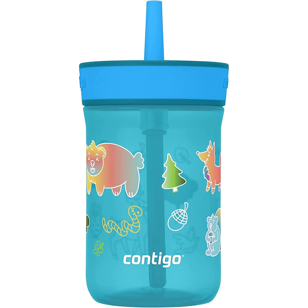 Contigo Kid's 14 oz. Leighton Tumbler with Straw - Juniper/Blue Forest M118L