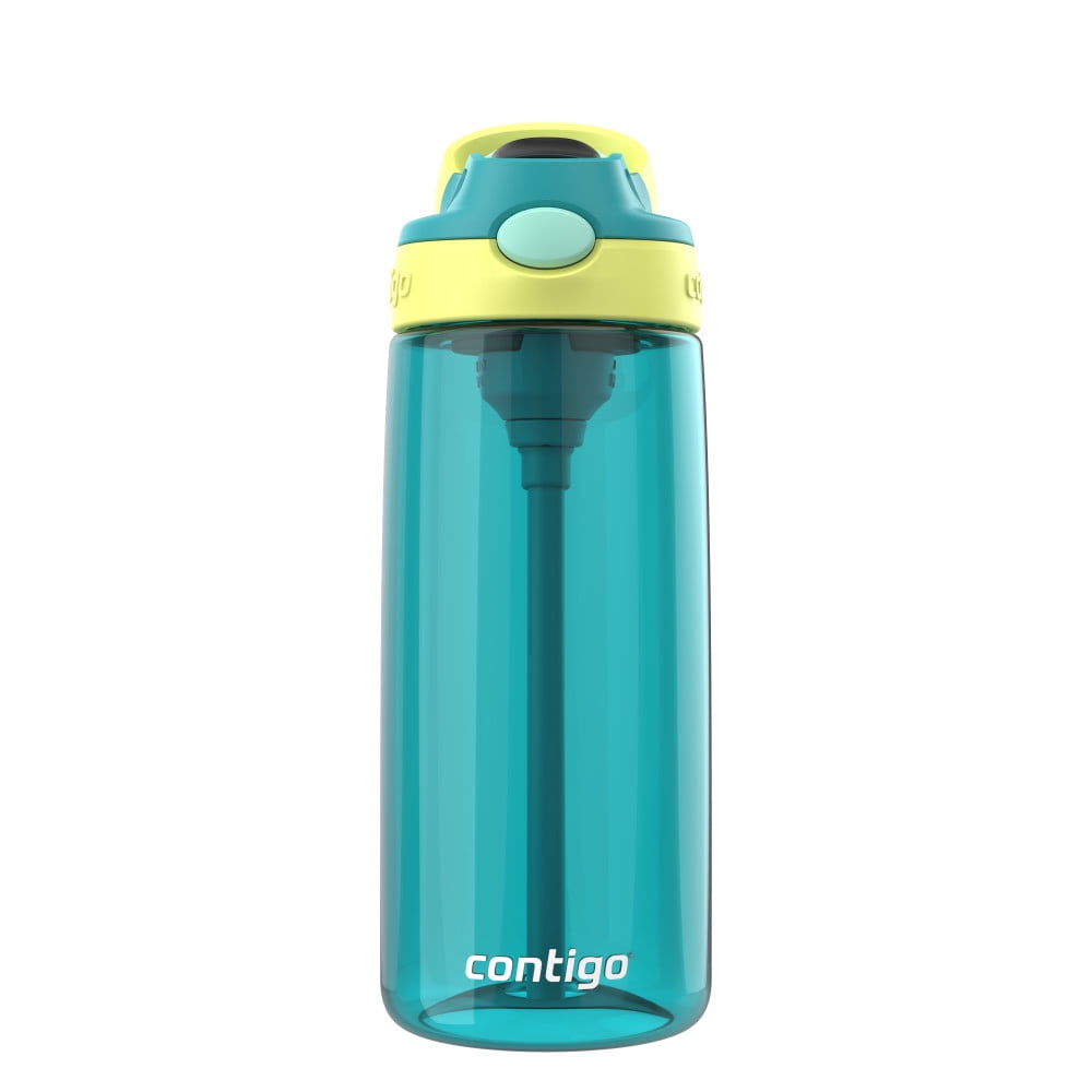 Contigo Kid's 20 oz. AutoSpout Straw Water Bottle - Juniper/Limelight M32K