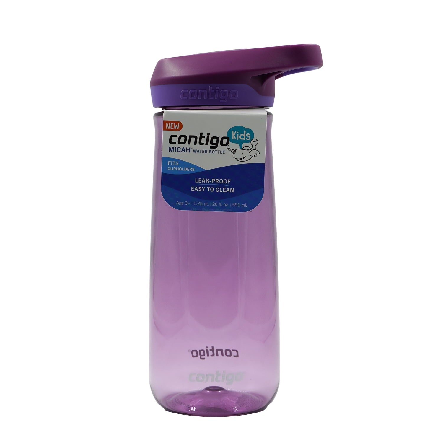 Contigo Kid's 20 oz. Micah Water Bottle w/ Simple Lid - Pineapple/Cool Lime M46U