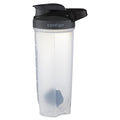 Contigo Shake &amp; Go Fit 28 oz Black and Clear Shaker Bottle with Flip-Top and Wide Mouth Lid M111N