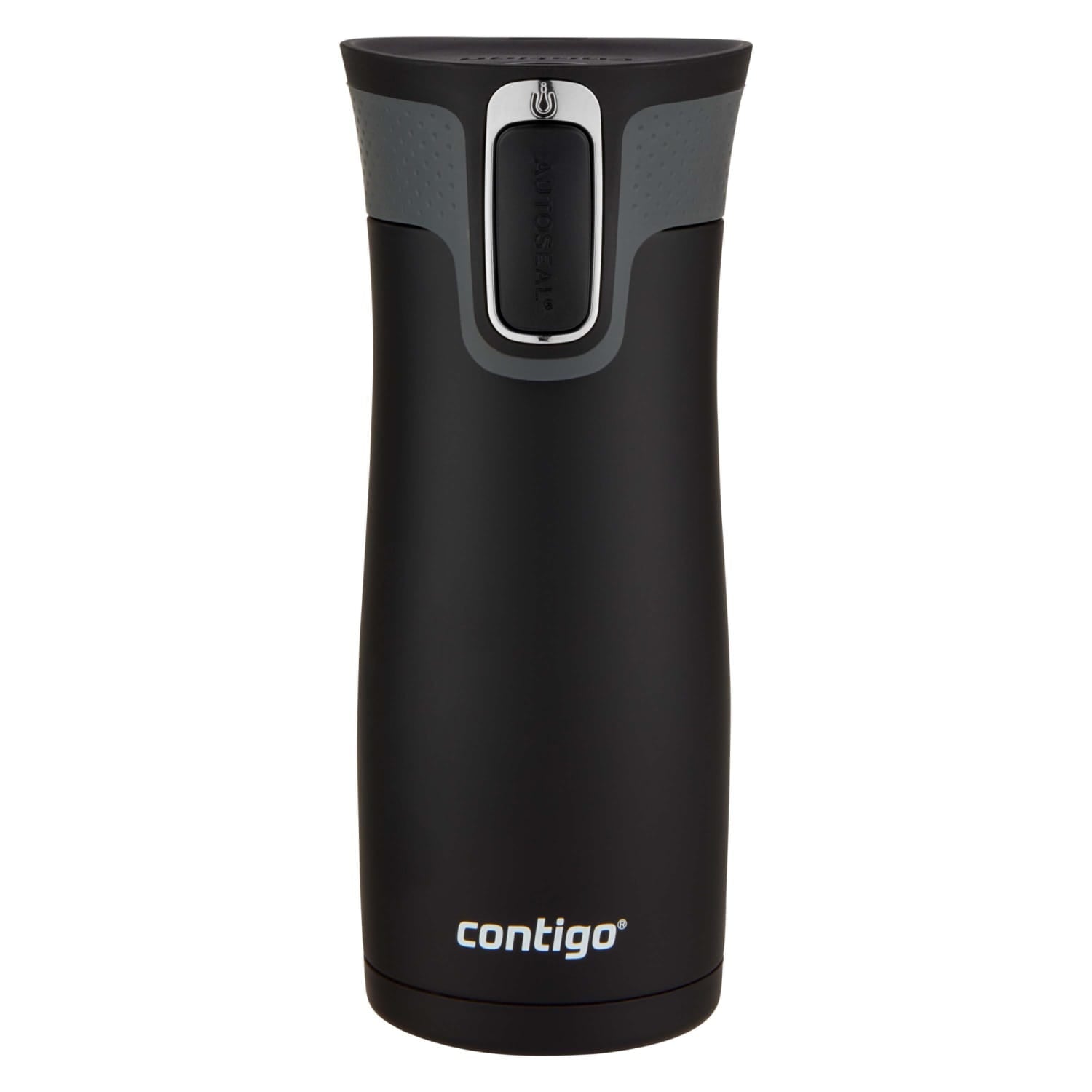 Contigo AUTOSEAL West Loop 2.0 Travel Mug, 16 oz., Stainless Steel with Black Button M98B