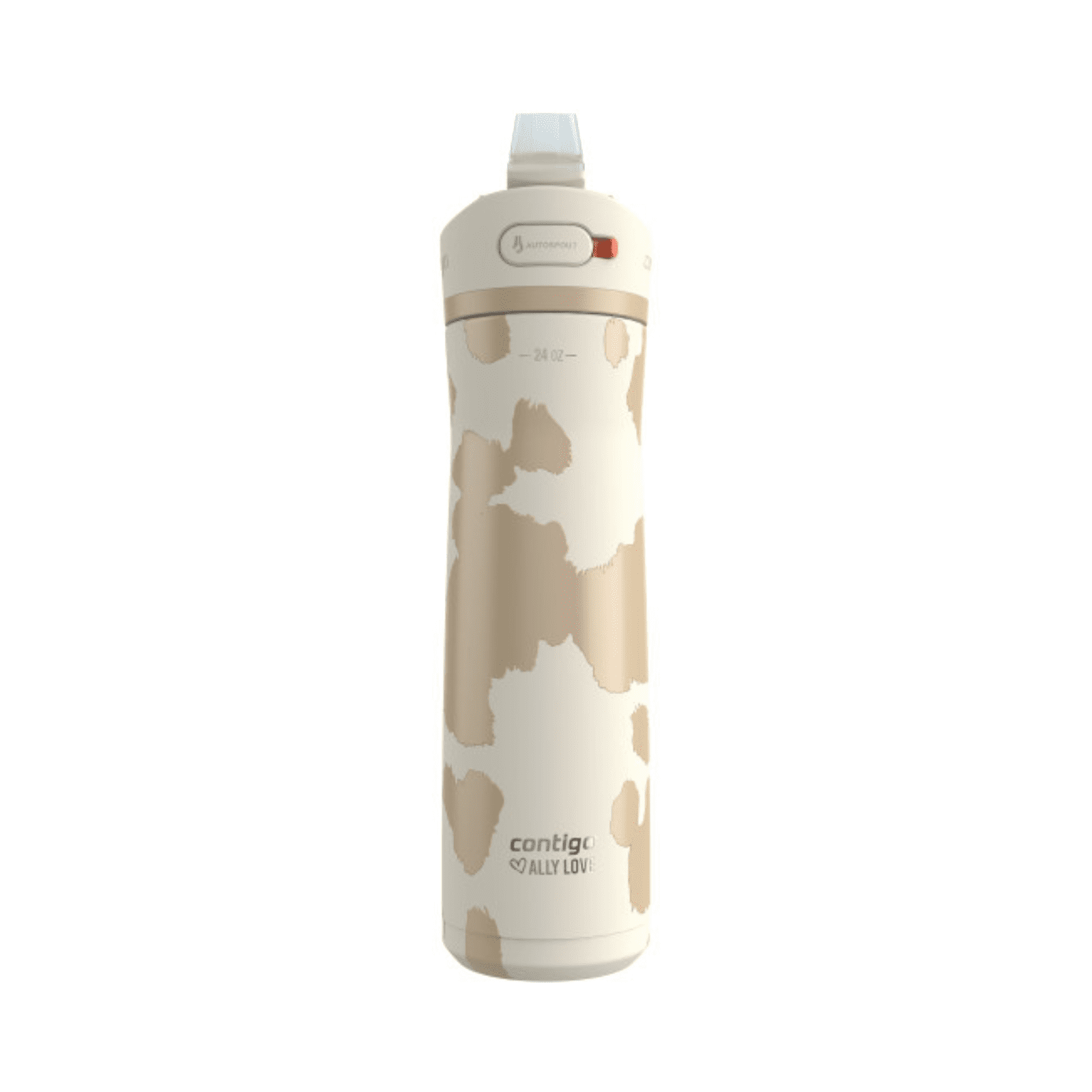 Contigo x Ally Love Ashland Chill 2.0 Stainless Steel Water Bottle with Autospout Lid, 24 oz, Oatmilk M92V