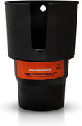 Cup Holder Expander - Fits Hydro Flasks 32/40 oz, Nalgene,  &amp; Large Bottles up to 3.8  Wide - for  up to 3.2  Wide - Black M226V