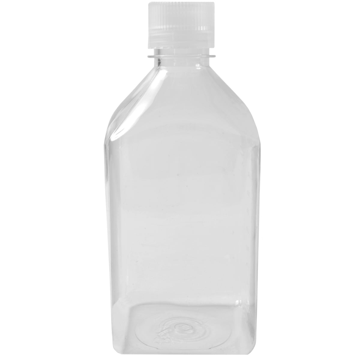 Nalgene Transparent Lexan Polycarbonate Square Storage Bottle - 8 oz. - Clear M184Q