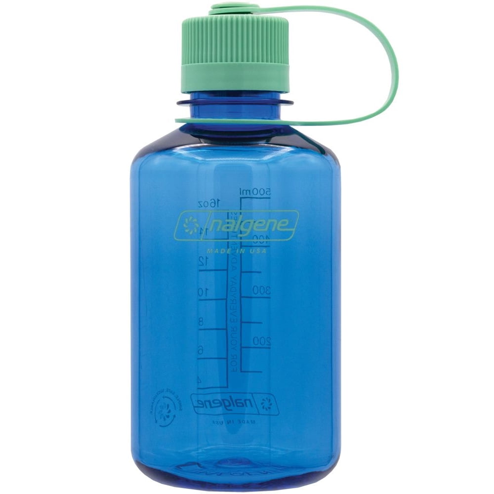 Nalgene Sustain 16 oz. Narrow Mouth Water Bottle - Cornflower Blue M141L