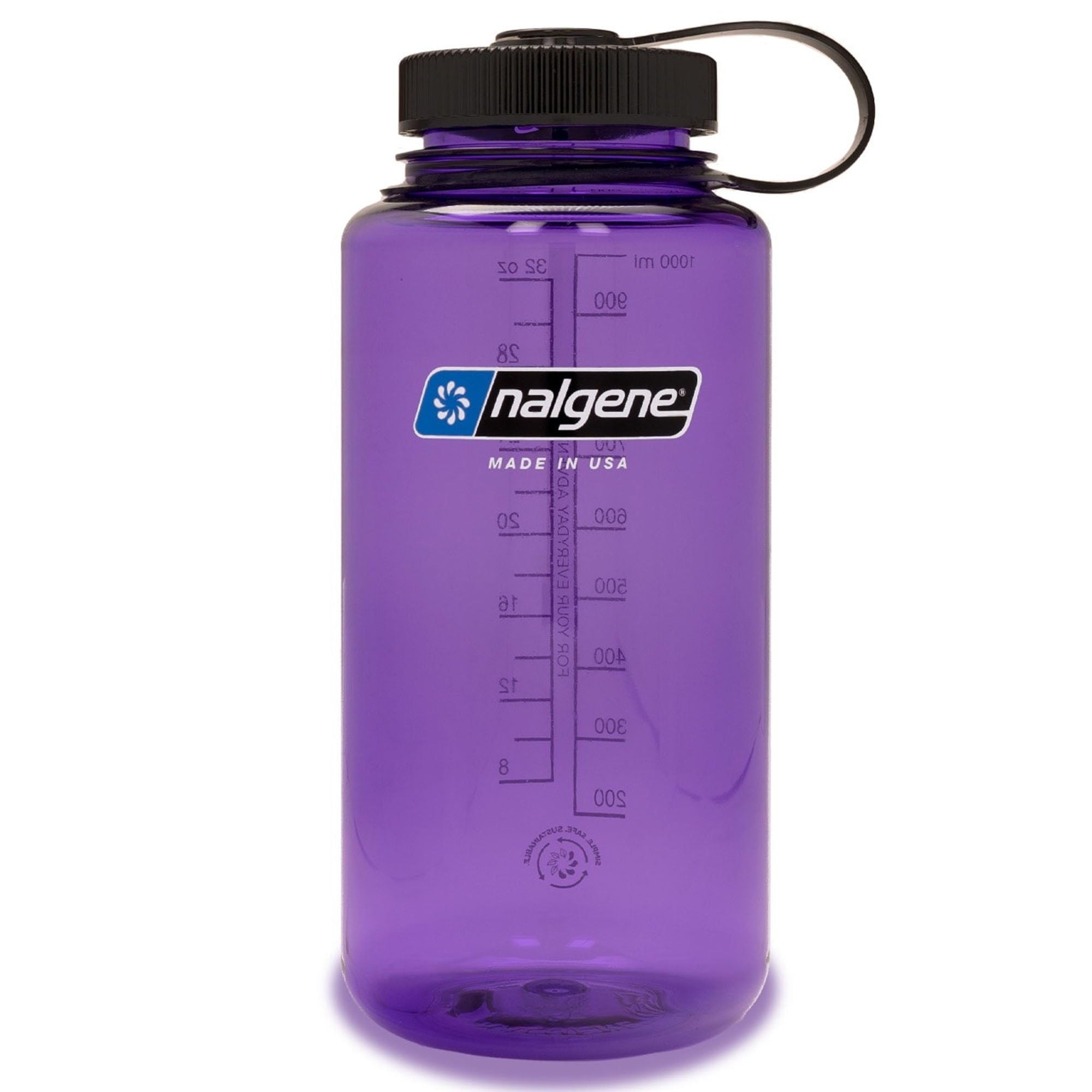 Nalgene Sustain 32 oz. Wide Mouth Water Bottle - Indigo M136C