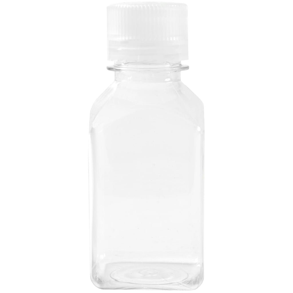 Nalgene Transparent Lexan Polycarbonate Square Storage Bottle - 8 oz. - Clear M184Q