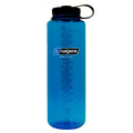 Nalgene Sustain Tritan BPA-Free Water Bottle Made with Material Derived from 50% Plastic Waste (using ISCC certified mass balance), 48 OZ, Wide Mouth, Blue M147S