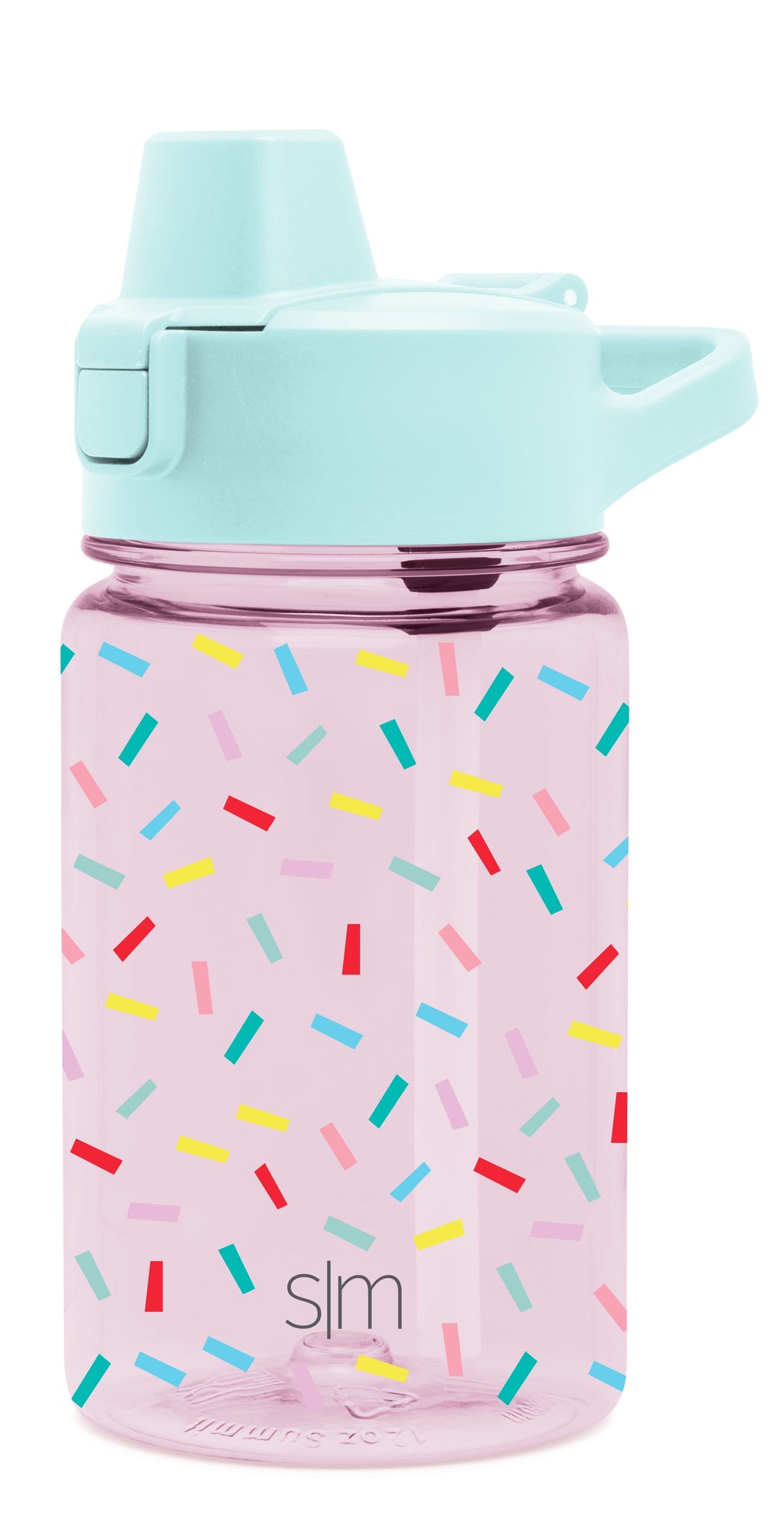 Simple Modern 12 fl oz Reusable Tritan Summit Water Bottle with Silicone Straw Lid | Birthday Cake M404U