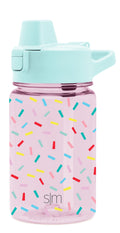 Simple Modern 12 fl oz Reusable Tritan Summit Water Bottle with Silicone Straw Lid | Birthday Cake M404U