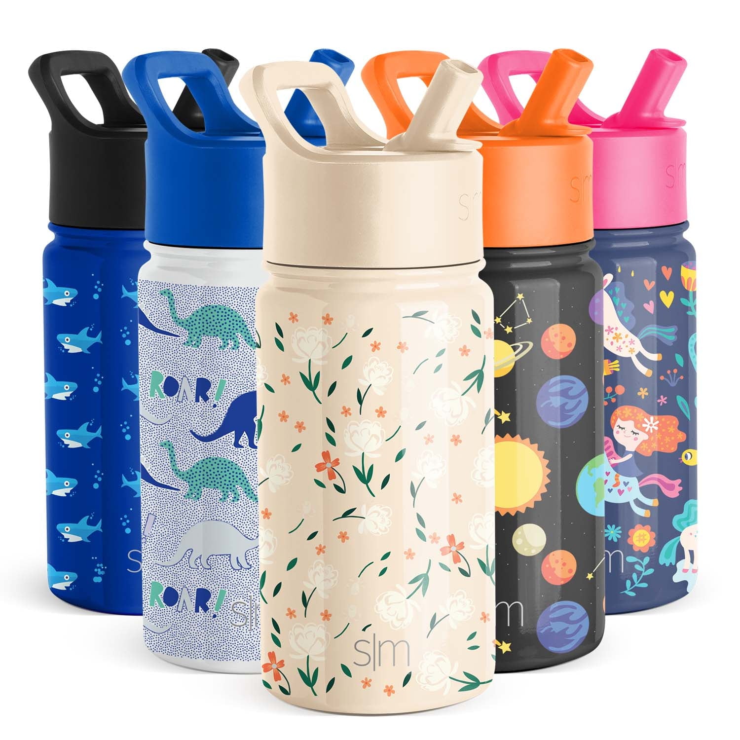 Simple Modern Summit Water Bottle Straw Lid Vacuum Insulated Stainless Steel Bottle | 18 fl oz M425S