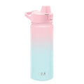 Simple Modern 18 fl oz Insulated Stainless Steel Summit Water Bottle with Covered Silicone Straw Lid | Sweet Taffy M395M