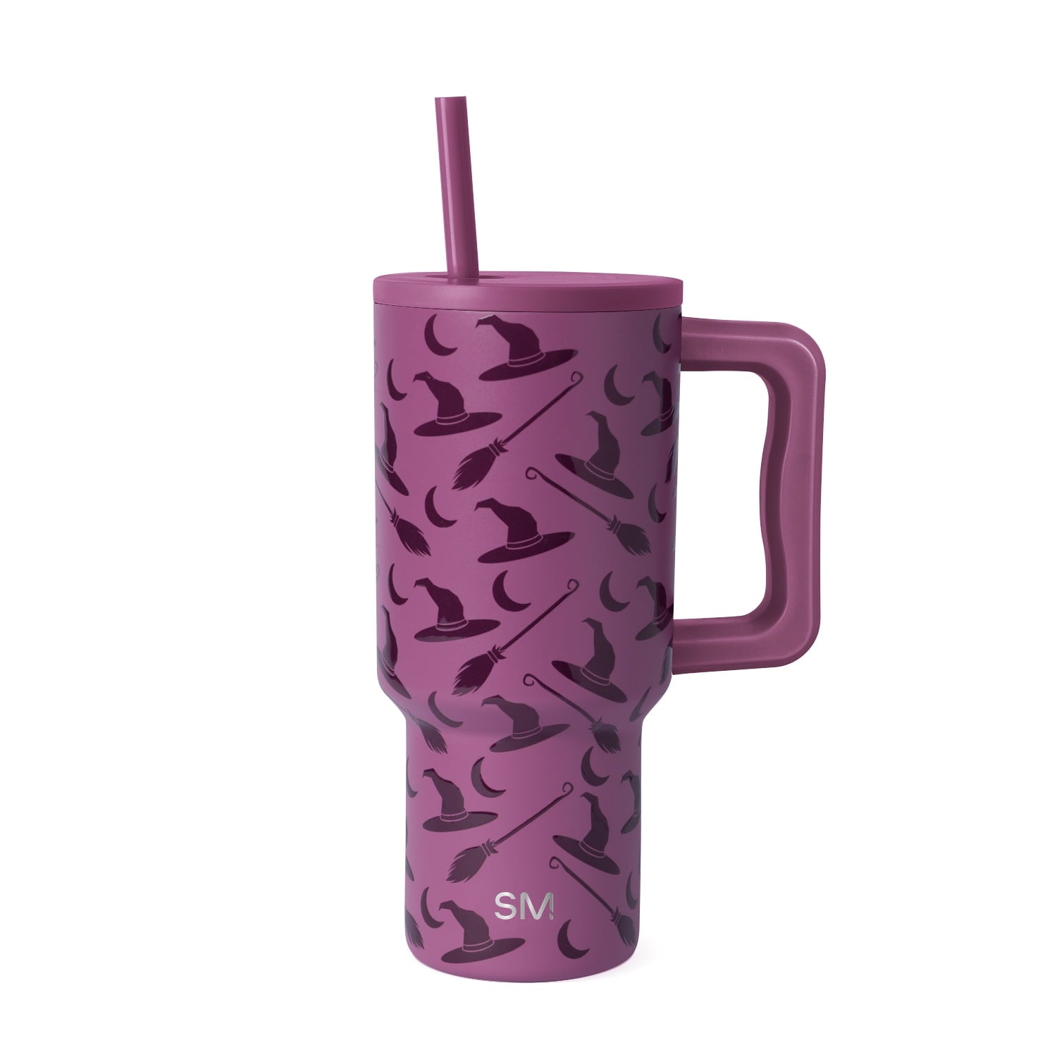Simple Modern 30 fl oz Insulated Stainless Steel Trek Tumbler with Straw Lid | Seaglass Sage and Cream Checkmate M690P
