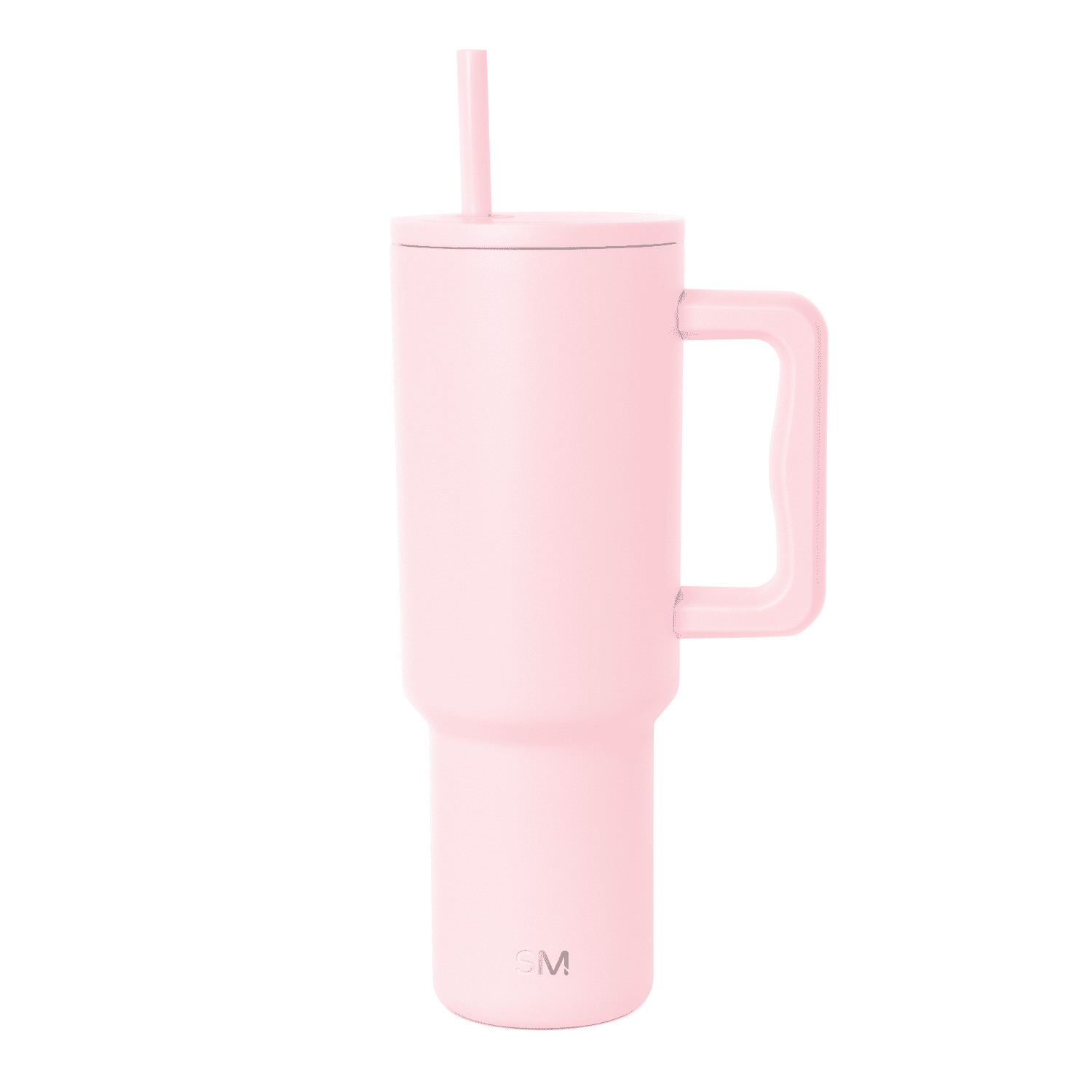 Simple Modern 40 fl oz Insulated Stainless Steel Trek Tumbler with Straw Lid | Blush M392T