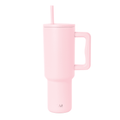 Simple Modern 40 fl oz Insulated Stainless Steel Trek Tumbler with Straw Lid | Blush M392T