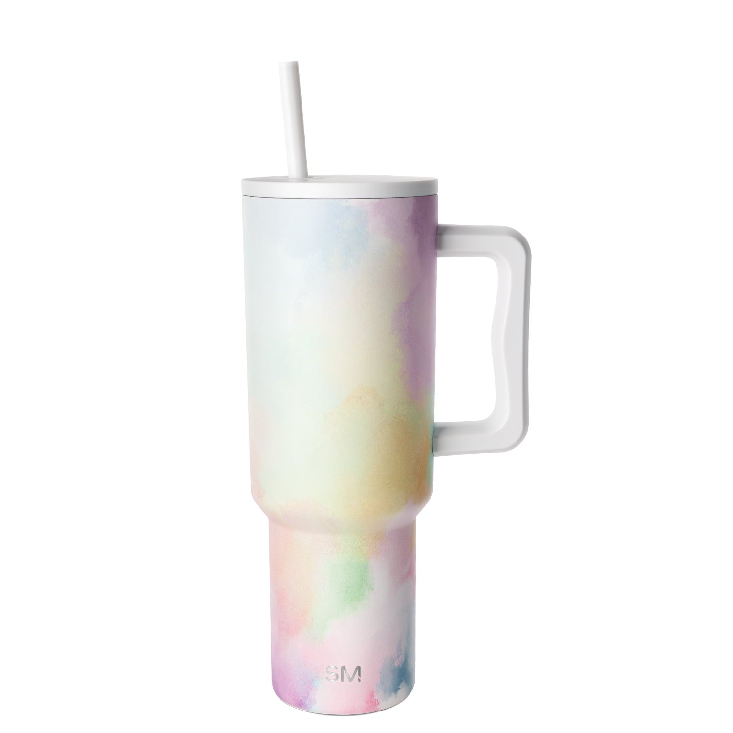 Simple Modern 40 fl oz Insulated Stainless Steel Trek Tumbler with Straw Lid | Blush M392T