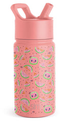 Simple Modern CoComelon Kids Water Bottle with Straw Lid | Insulated Stainless Steel Reusable Tumbler for Toddlers, Girls | Summit Collection | 14oz, CoComelon Pink Melon M688N