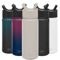 Simple Modern Summit Water Bottle Straw Lid Vacuum Insulated Stainless Steel Bottle | 18 fl oz M685A